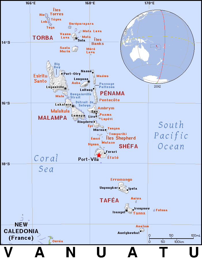 Vanuatu detailed