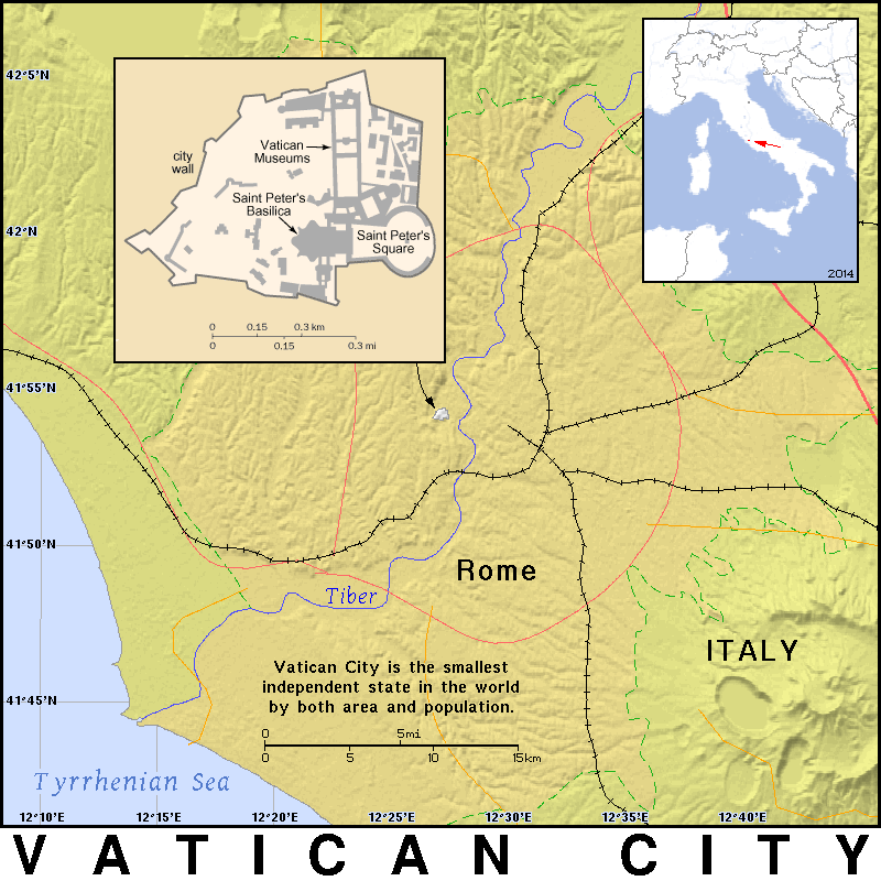 Vatican City detailed 2
