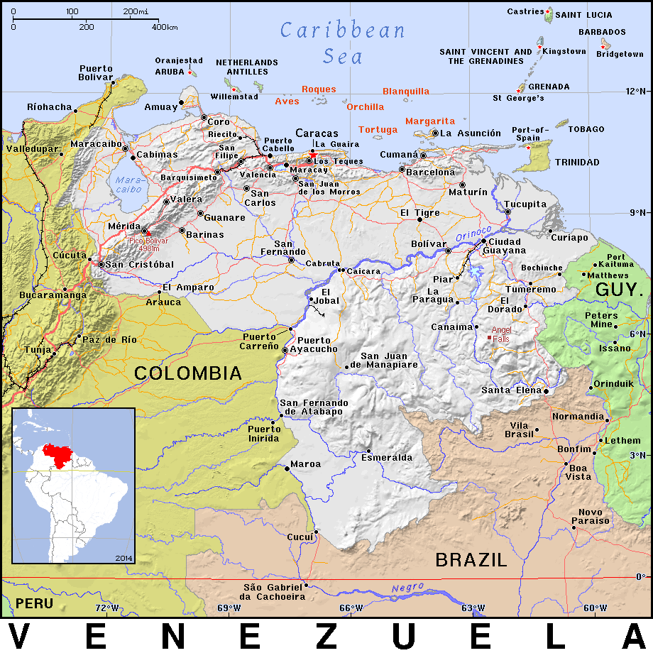Venezuela detailed 2