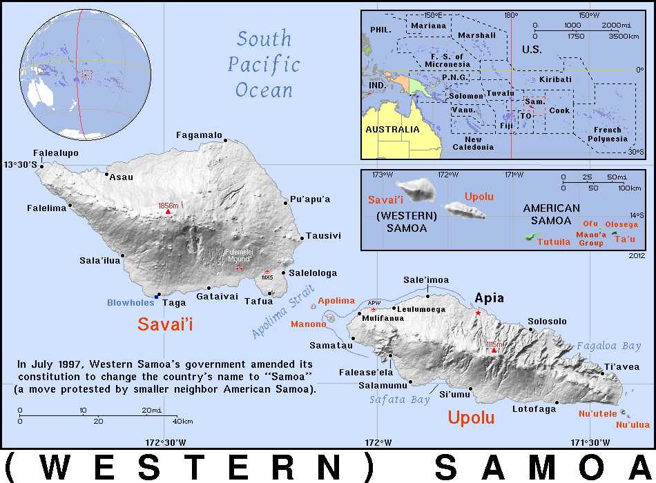 Western Samoa detailed