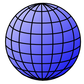 globe w lines