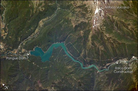 Pangue Dam  Bíobío River  Chile