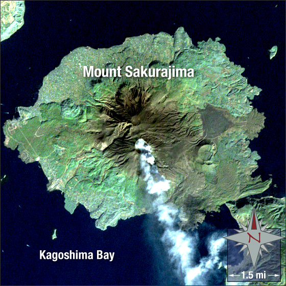 Mount Sakurajima  Japan