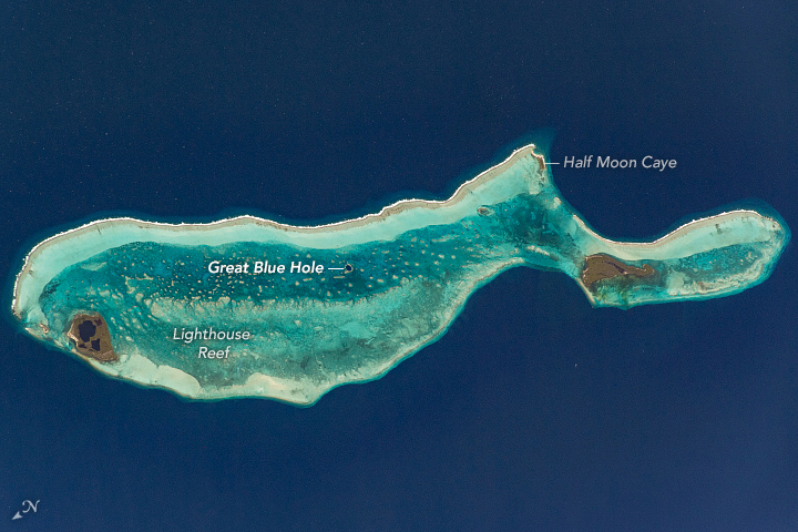 Lighthouse Reef and Great Blue Hole