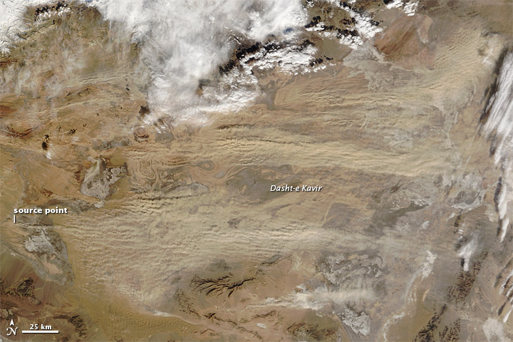 dust storm in Iran