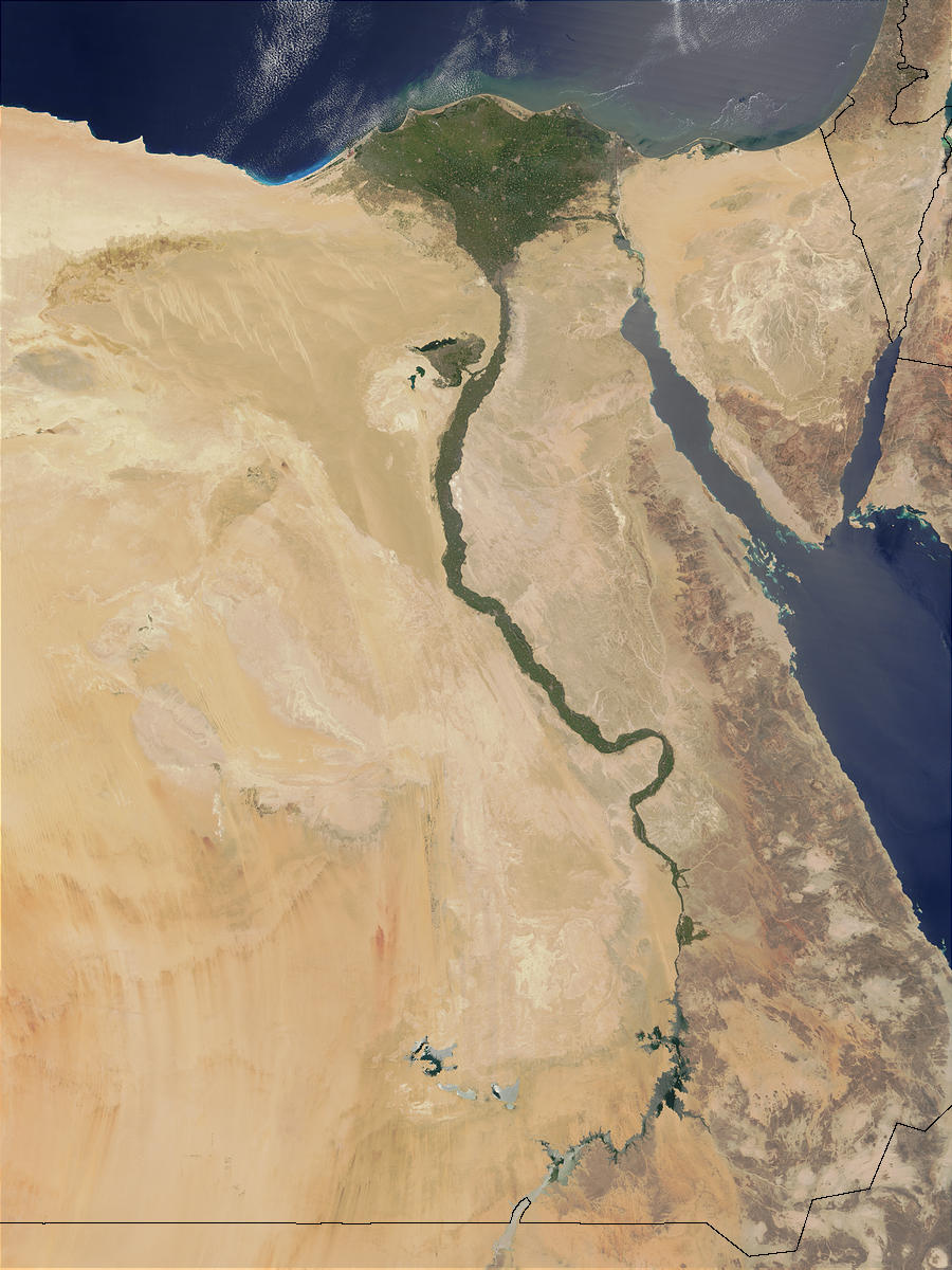 lower Nile valley  Egypt