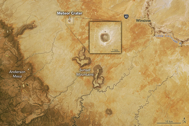 Arizona meteor crater