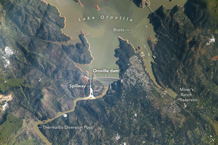 Oroville Dam  California