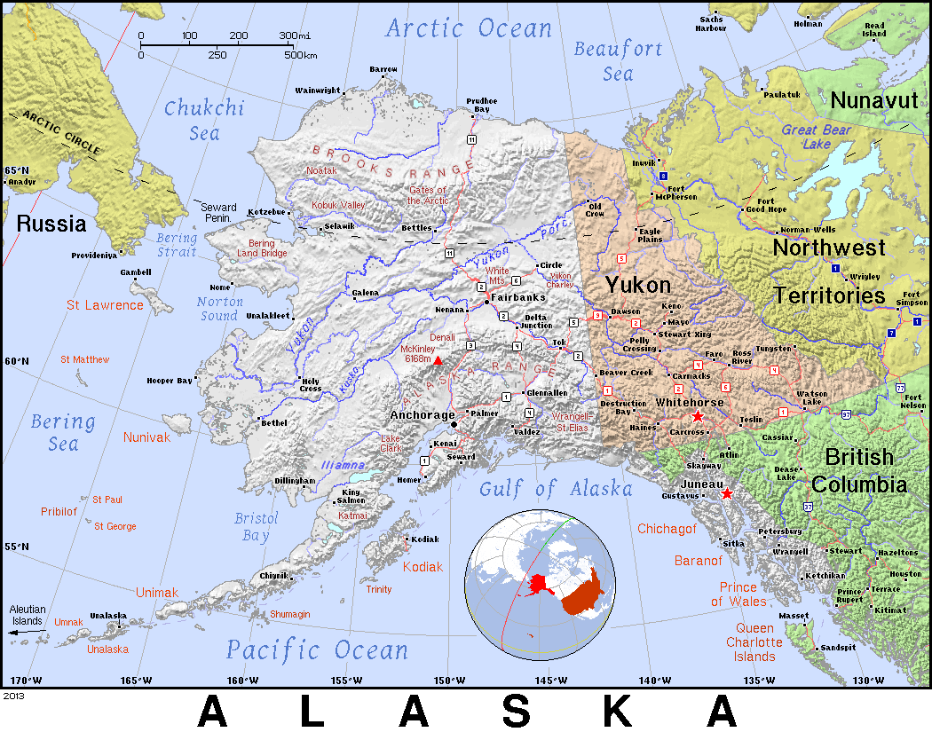 Alaska topo