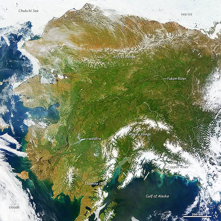 Alaska from space