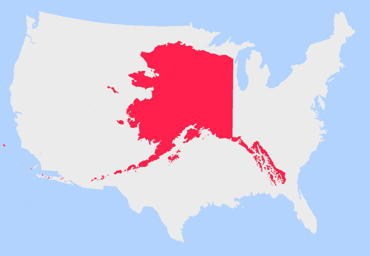 Alaska vs continental US