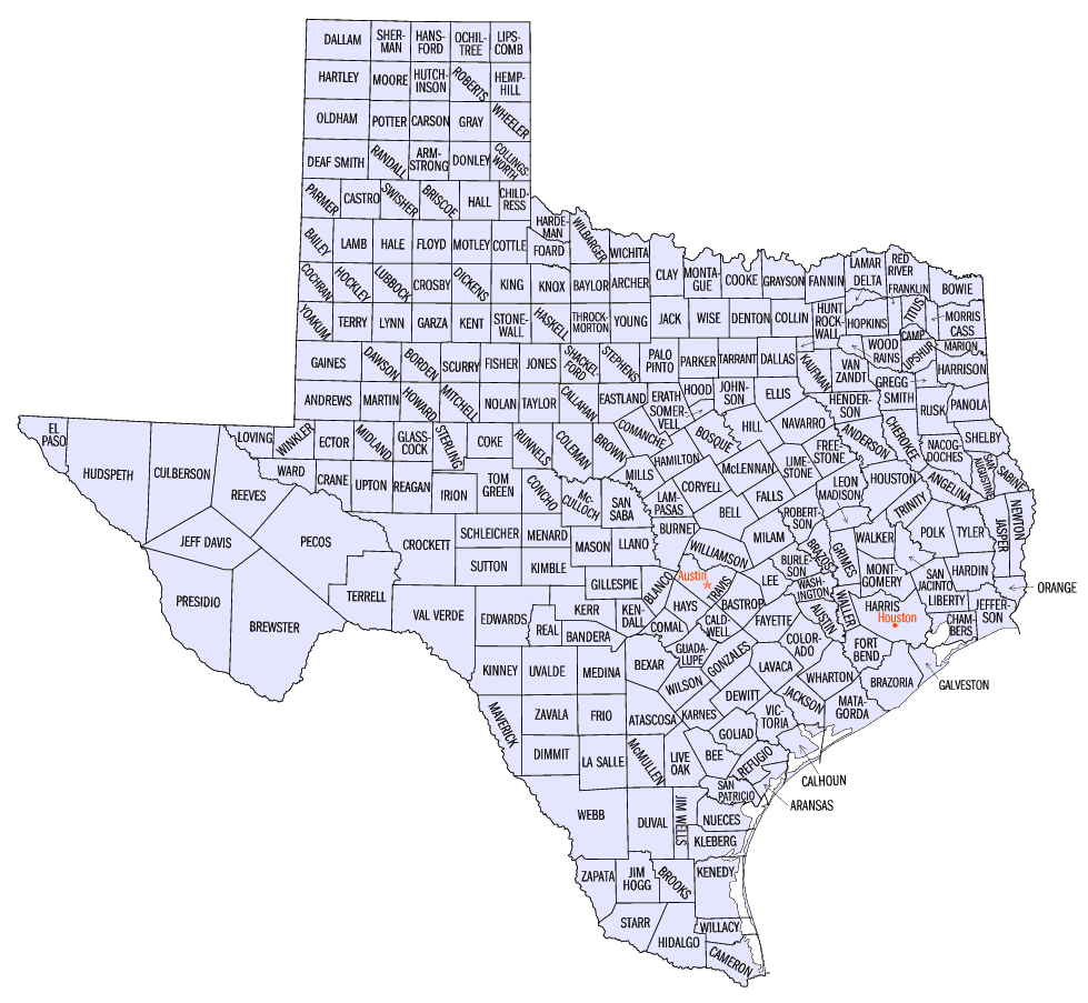 Texas counties