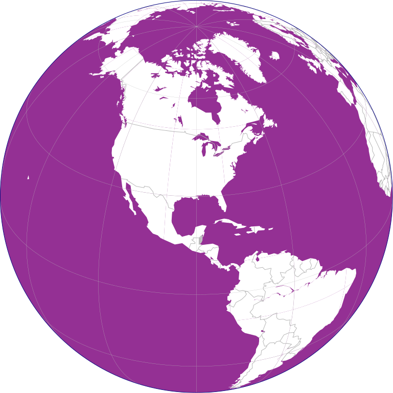 Belize on purple