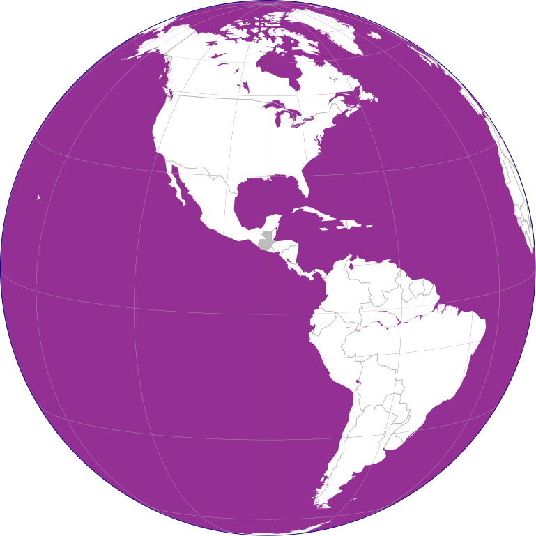 Guatemala on purple