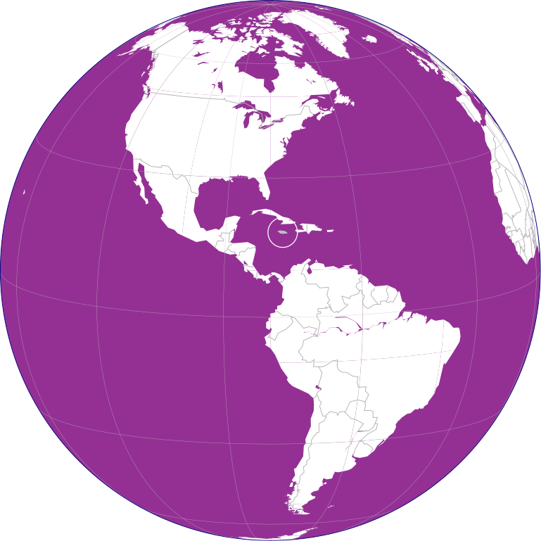 Jamaica on purple