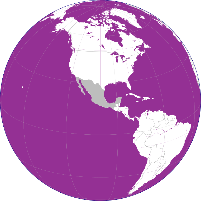 Mexico on purple