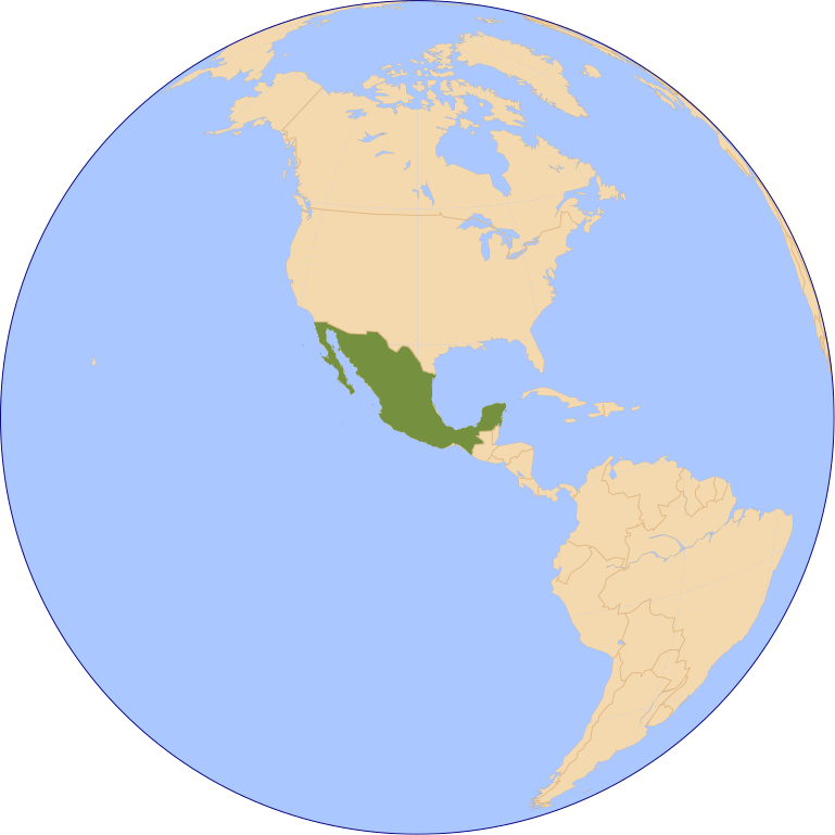 Mexico orthographic