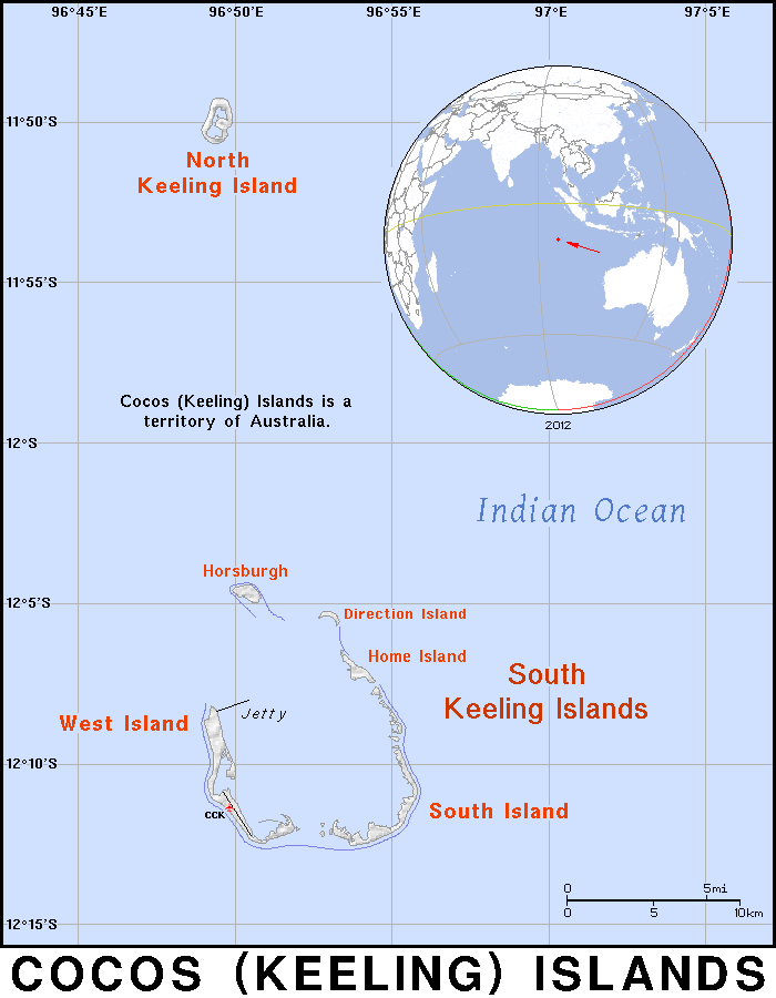 Cocos Islands detailed