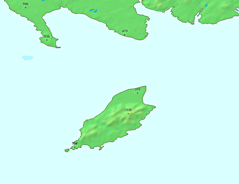 Isle of Man topographic