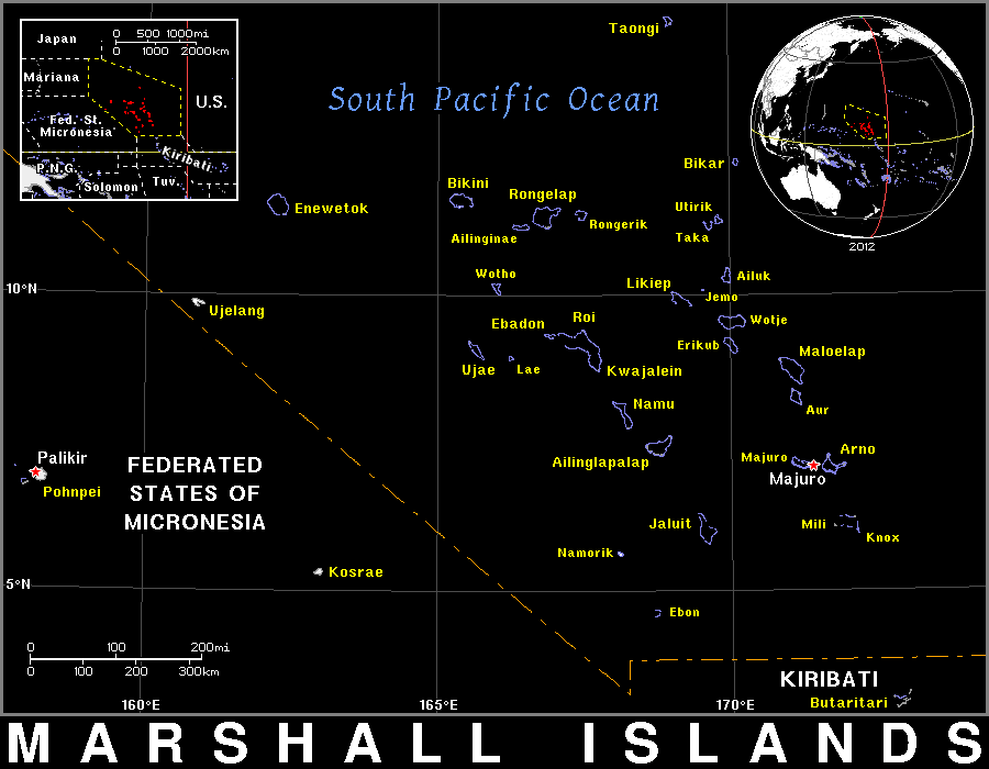 Marshall Islands dark detailed
