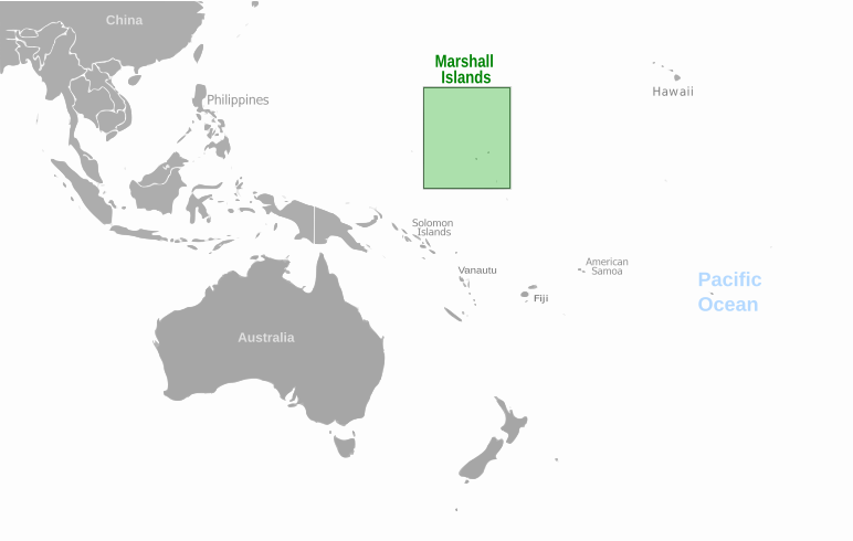 Marshall Islands location label