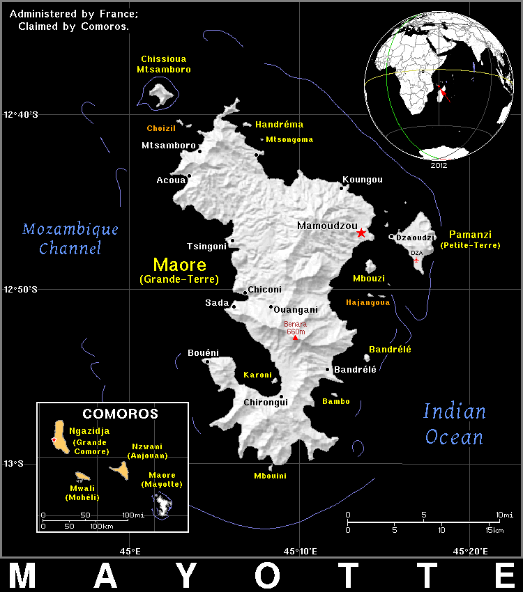 Mayotte dark detailed