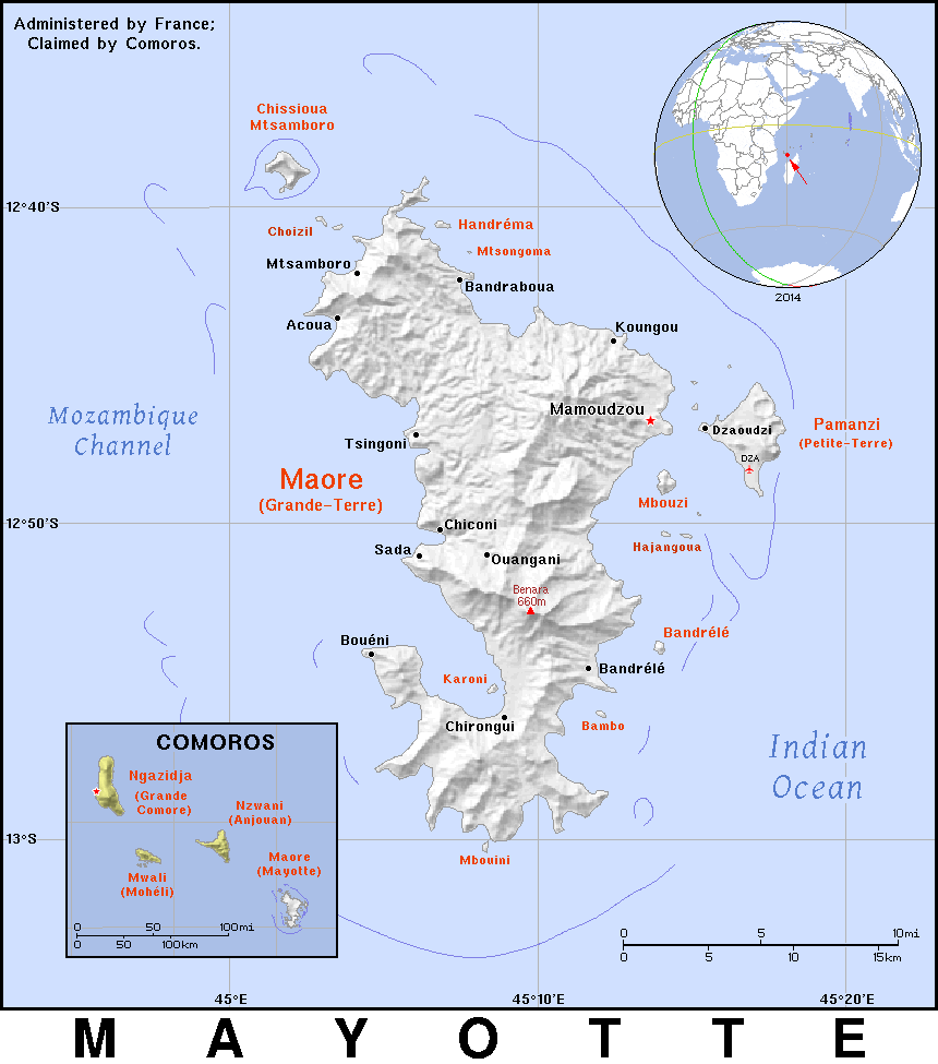 Mayotte detailed 2