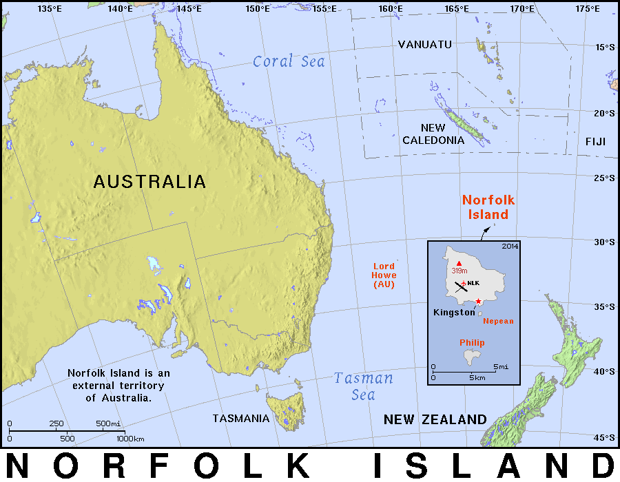 Norfolk Island detailed 2