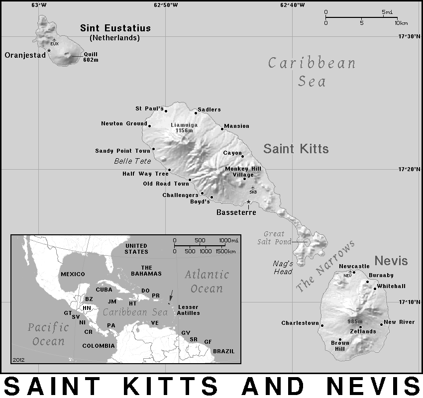 Saint Kitts and Nevis BW