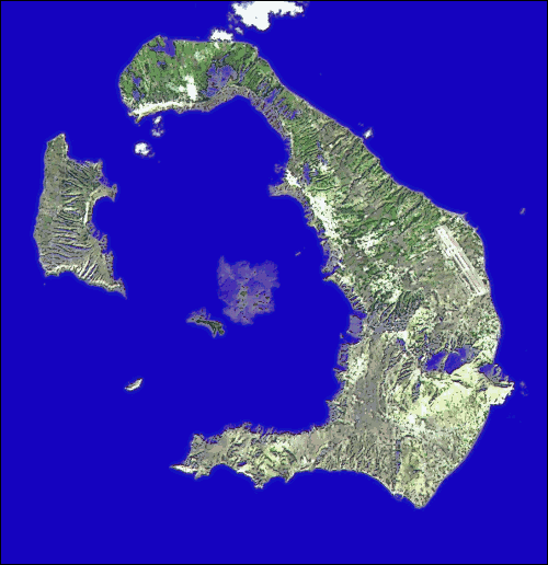 Santorini Greece volcanic island