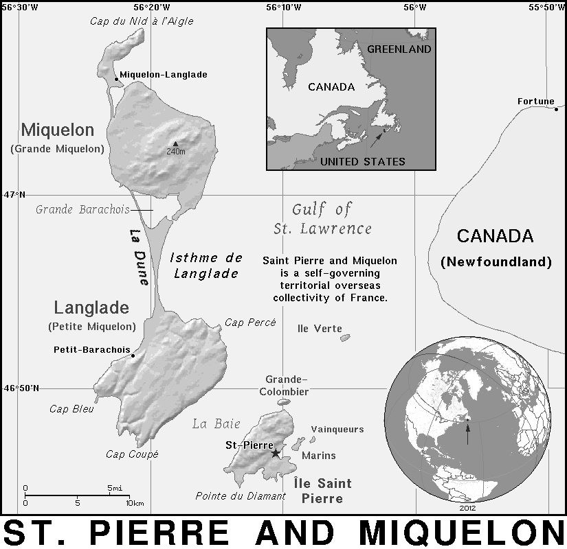 St Pierre and Miquelon BW