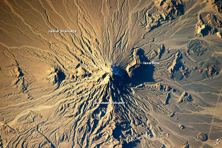 Bazman Volcano  Iran