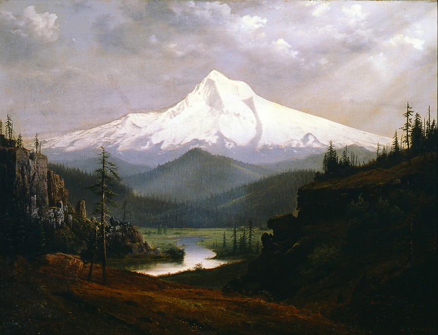Mount Hood painting