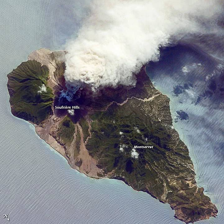 Soufriere Hills Volcano  Montserrat