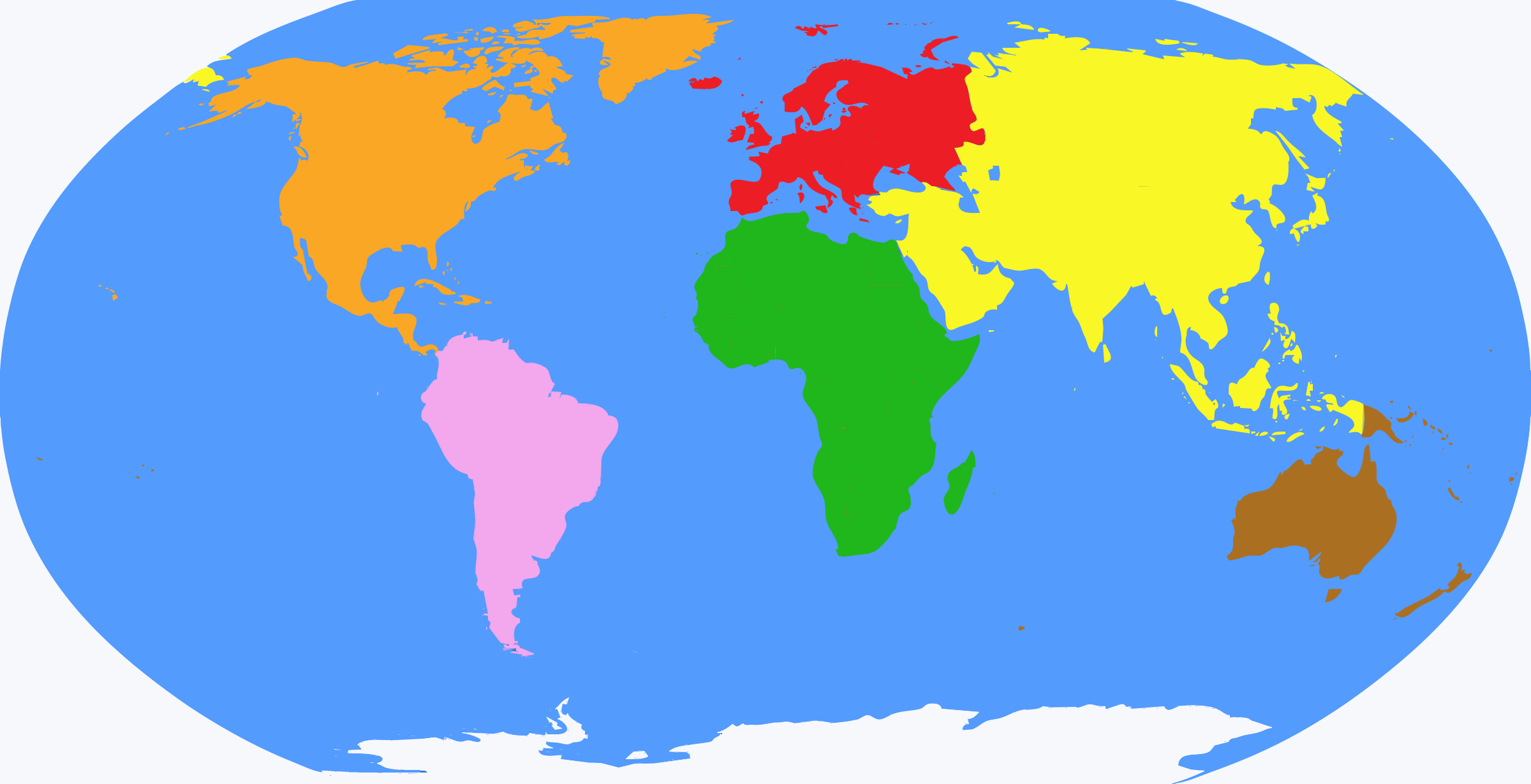continents colors