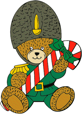 Christmas guard bear