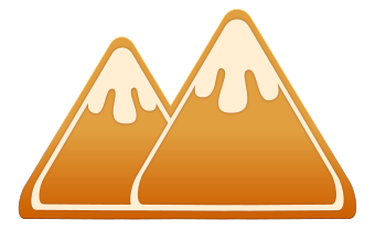 gingerbread mountains