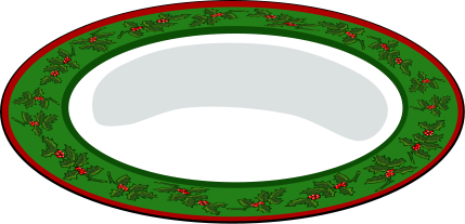 holiday plate