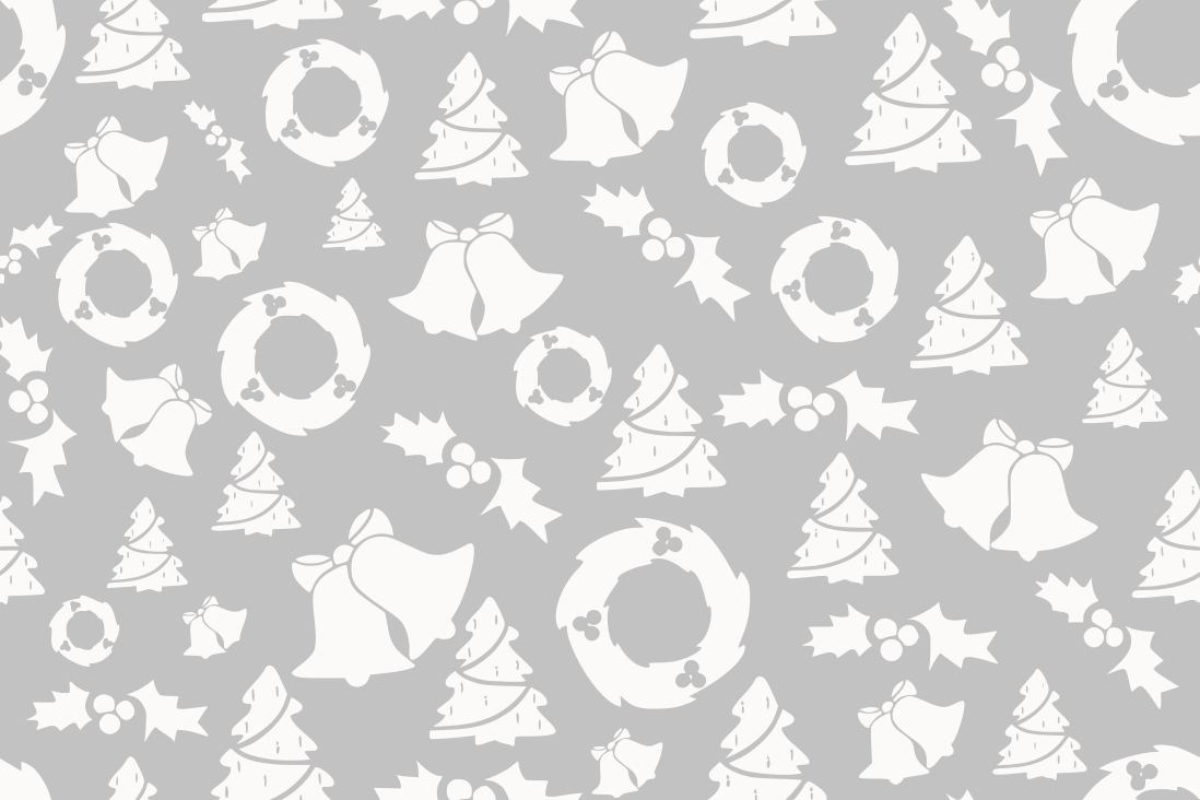 Christmas background seamless gray