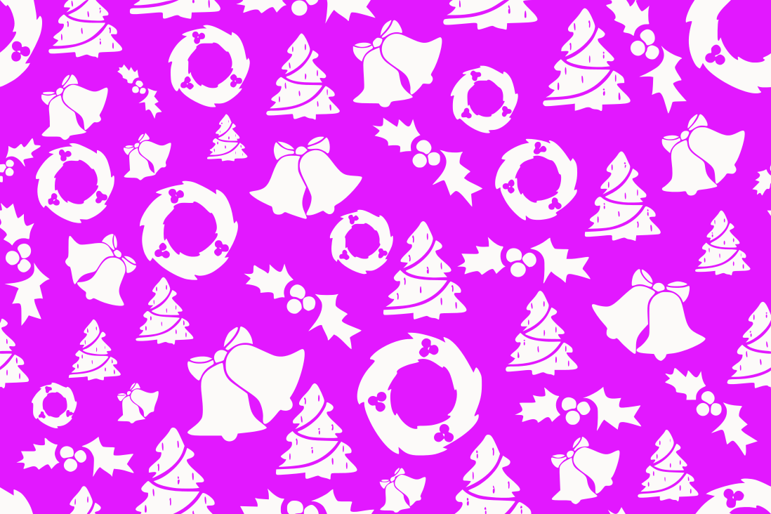 Christmas background seamless purple