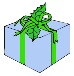 package green ribbon and blue