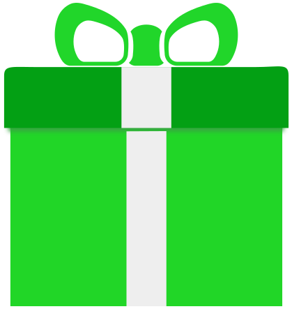 gift box green