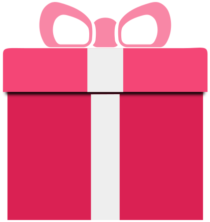 gift box pink