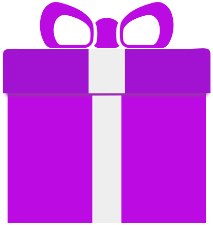 gift box purple