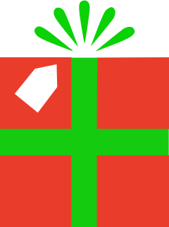 present red green tag