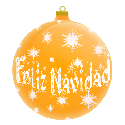 Feliz Navidad  Spanish gold