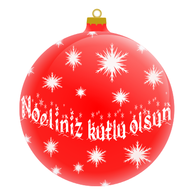 Noeliniz kutlu olsun  Turkish