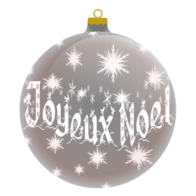 Joyeux Noel  French silver