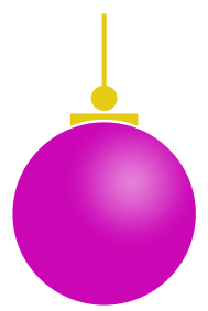 Christmas ball pink