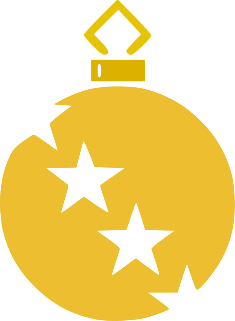 ornament 2 gold